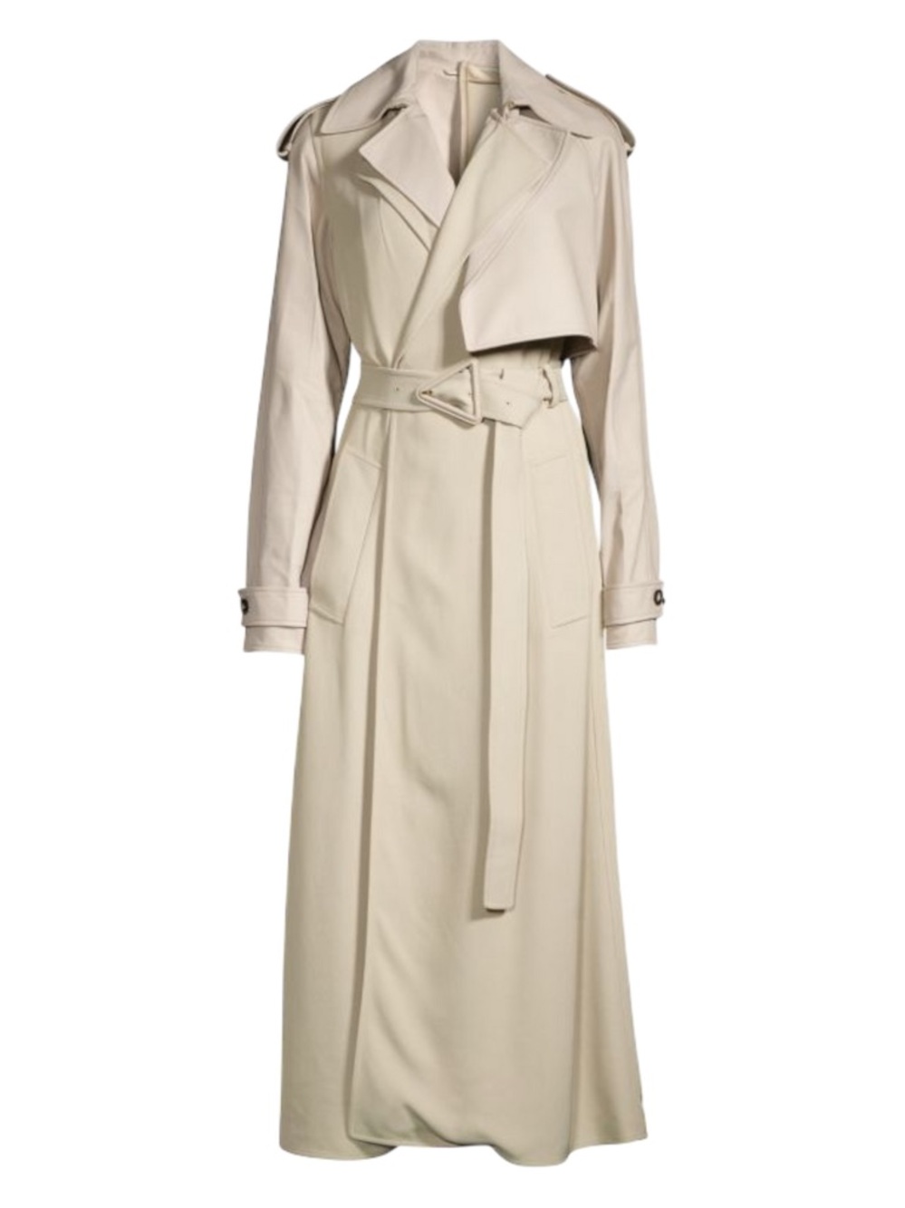 FABULOUS Bottega Veneta Fall Leather and Twill Multiway Trench Coat